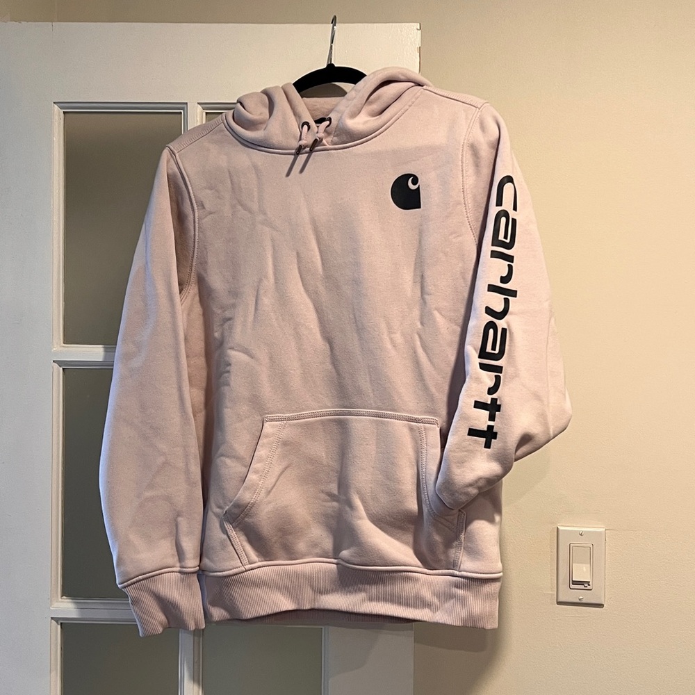 Carhartt Men's Light Pink Hoodie